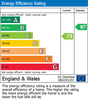 EPC Graph for Clement Drive, Peterborough
