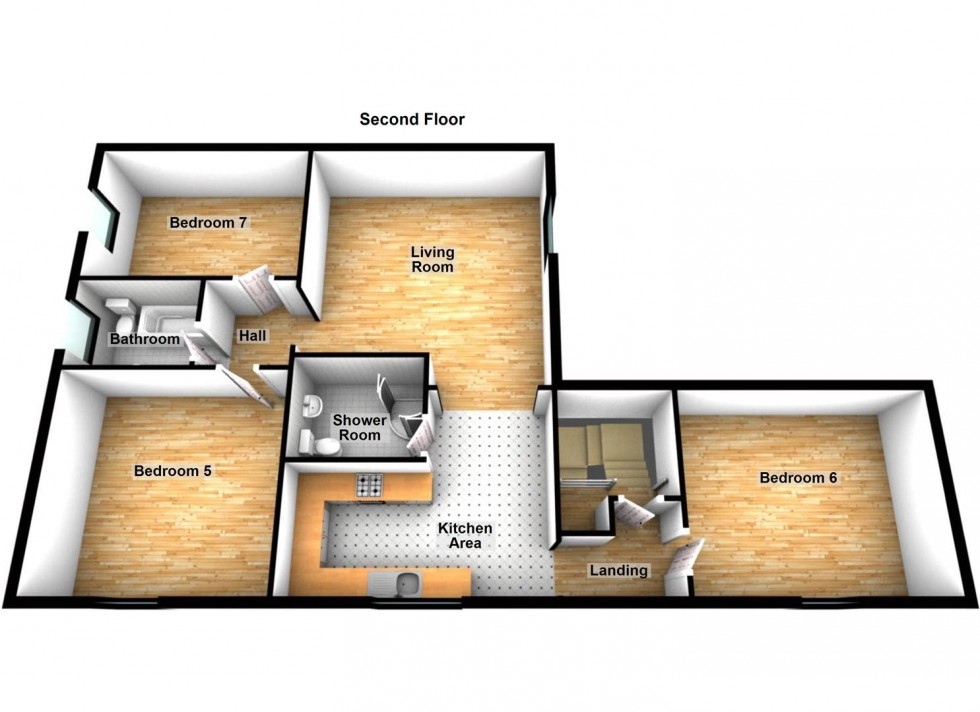 Floorplan for The Elms Farm, Great North Road, PE8