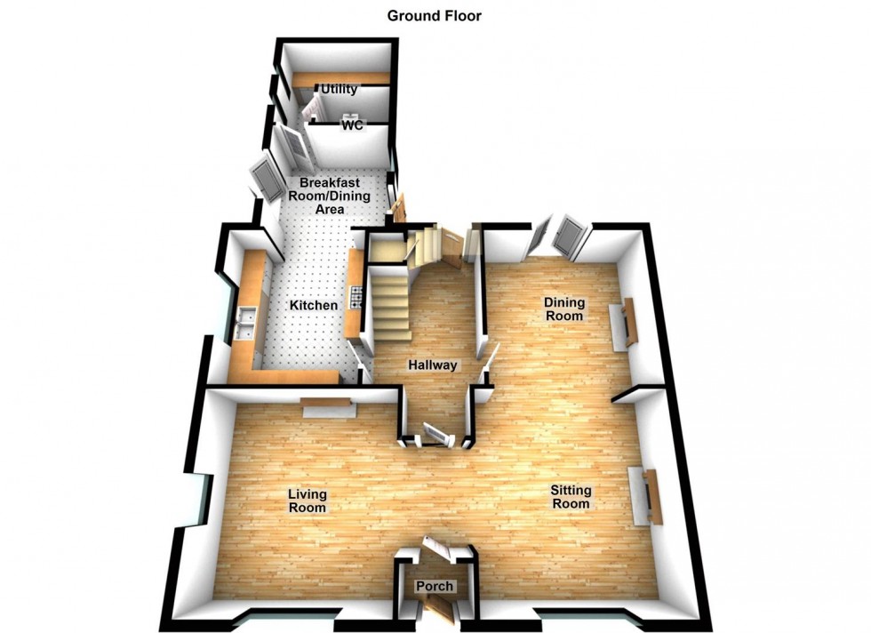 Floorplan for Wisbech Road, Thorney, Peterborough