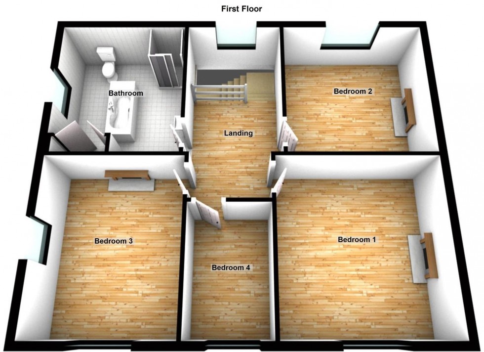 Floorplan for Wisbech Road, Thorney, Peterborough