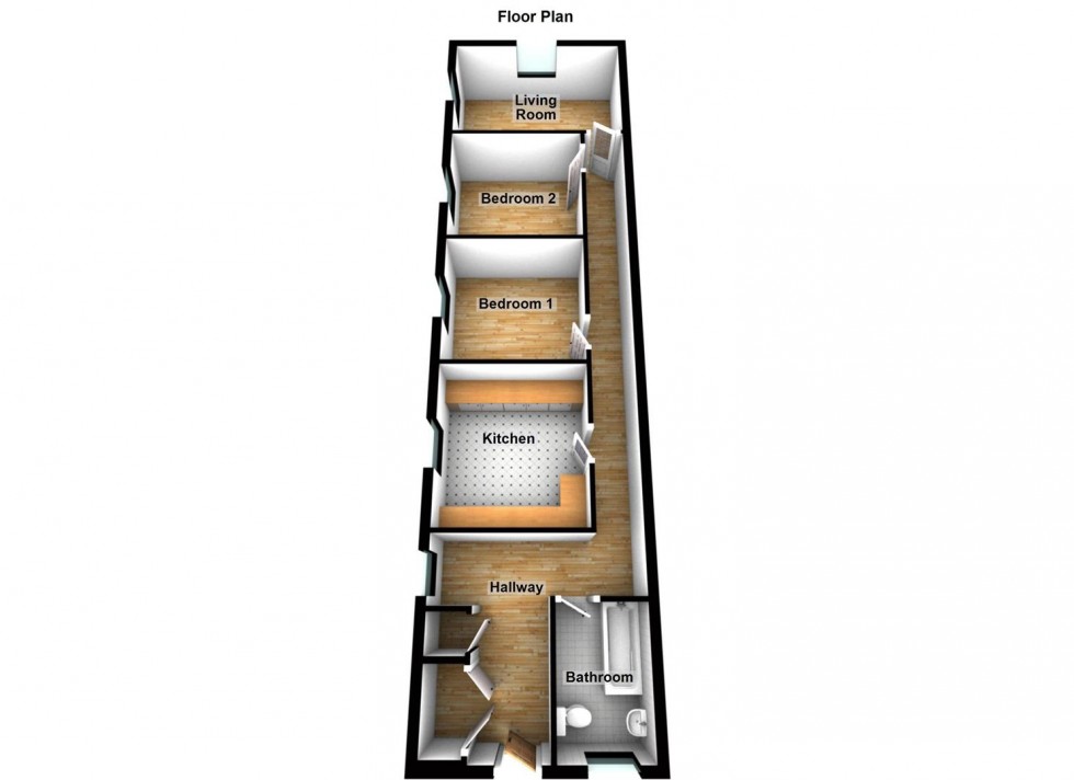 Floorplan for Whitsed Street, Peterborough