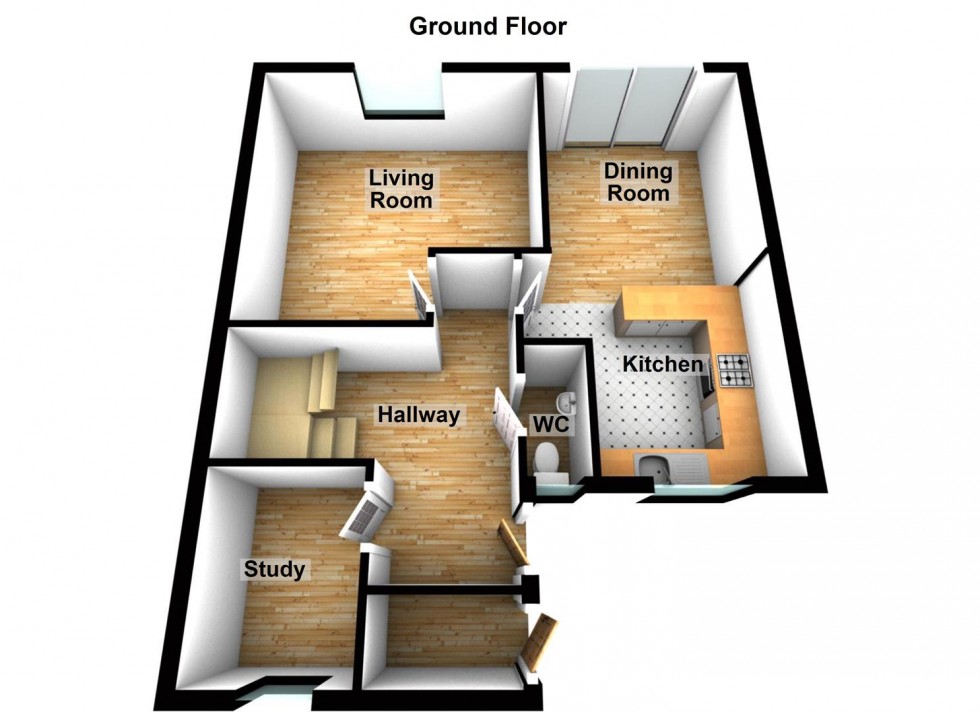 Floorplan for Sheepwalk, Paston, Peterborough