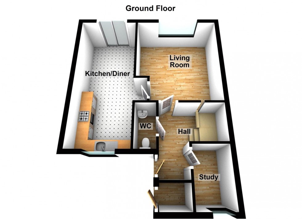 Floorplan for Sheepwalk, Peterborough