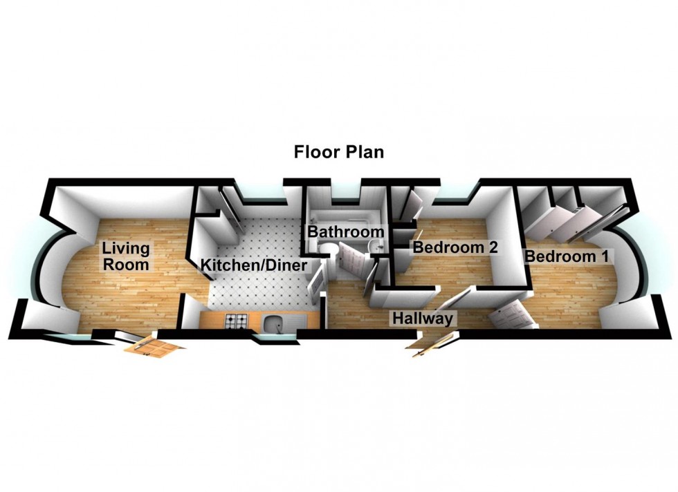 Floorplan for Keys Park, Parnwell, Peterborough