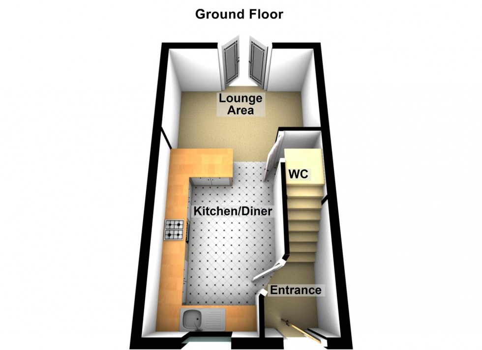 Floorplan for Nero Place, Cardea, Peterborough