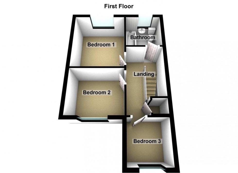 Floorplan for Dawson Close, Newborough. Peterborough