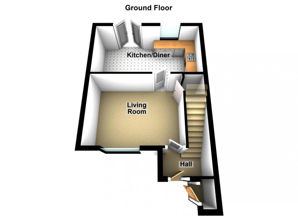 Floorplan for Dawson Close, Newborough. Peterborough