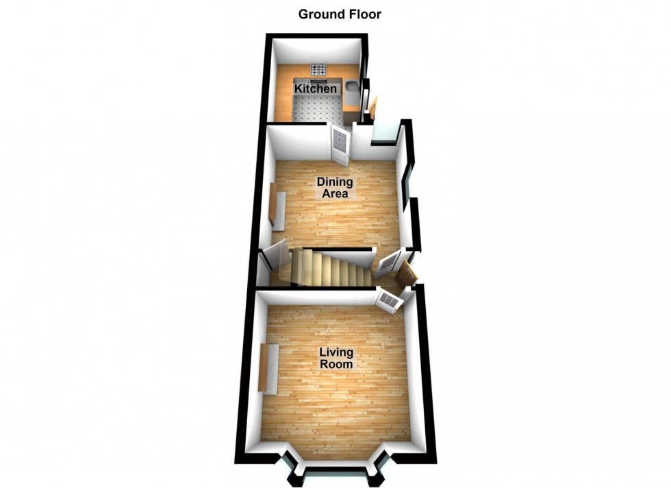 Floorplan for Crown Street, Peterborough