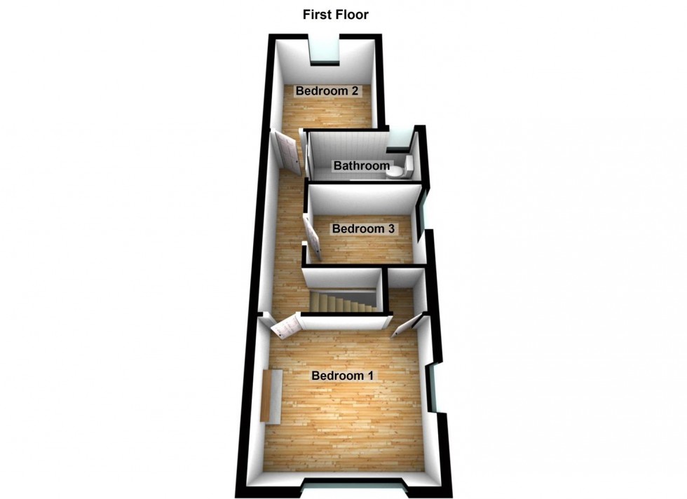 Floorplan for Crown Street, Peterborough