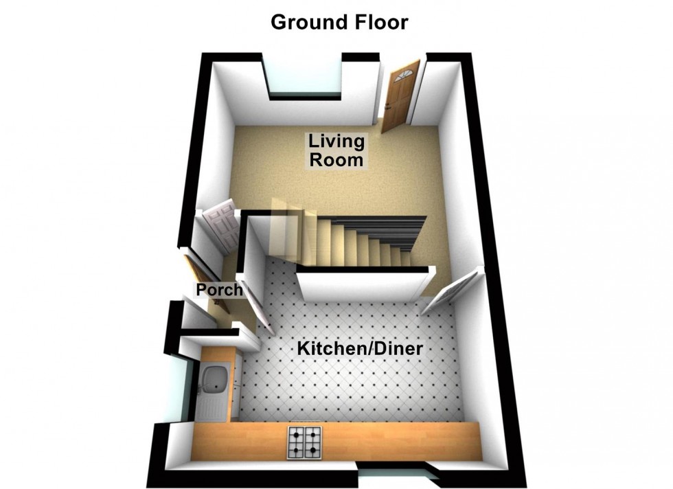 Floorplan for Juniper Crescent, Longthorpe, Peterborough