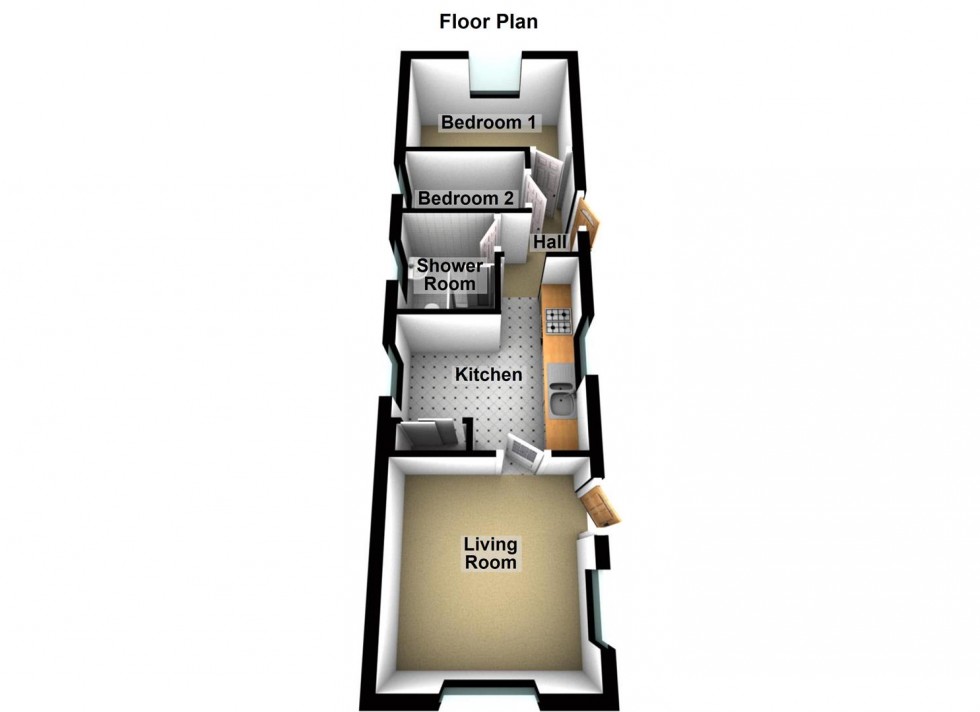 Floorplan for Parnwell Way, Peterborough