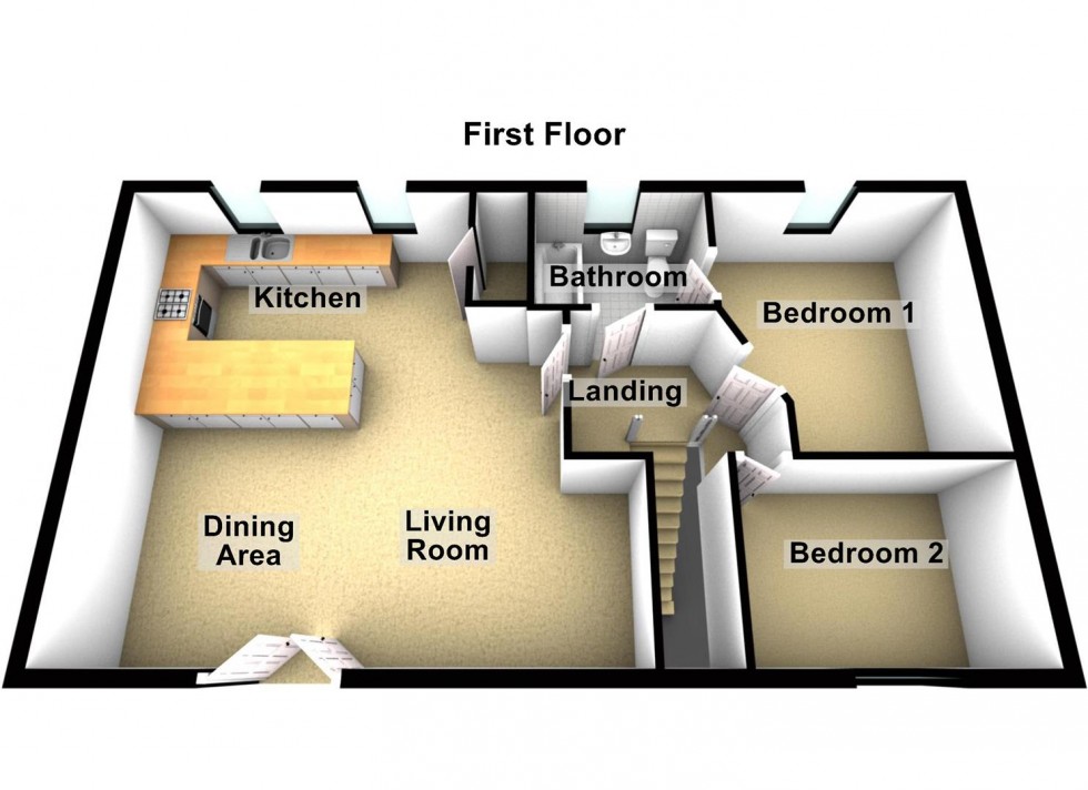 Floorplan for Shire Way, Thorney, Peterborough