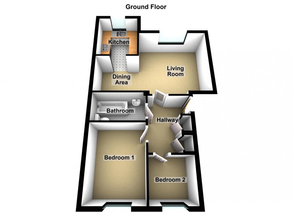 Floorplan for Fellowes Road, Fletton, Peterborough