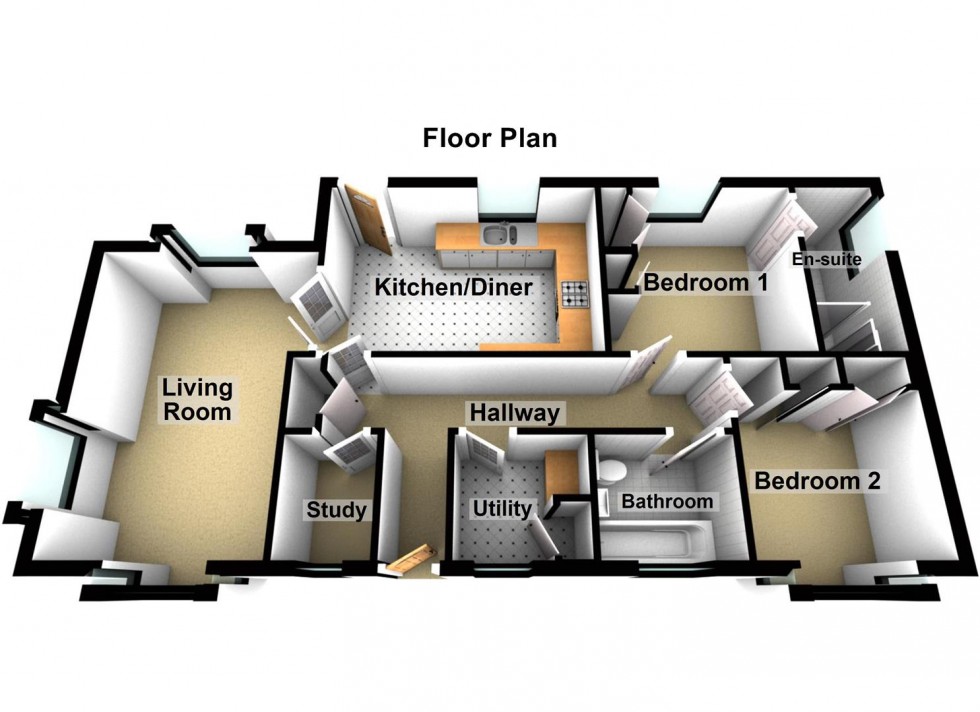 Floorplan for Keys Park, Parnwell Way, Peterborough
