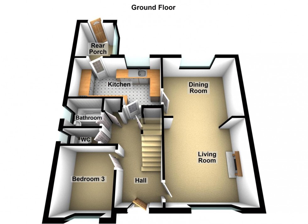 Floorplan for Ladybower Way, Gunthorpe, Peterborough