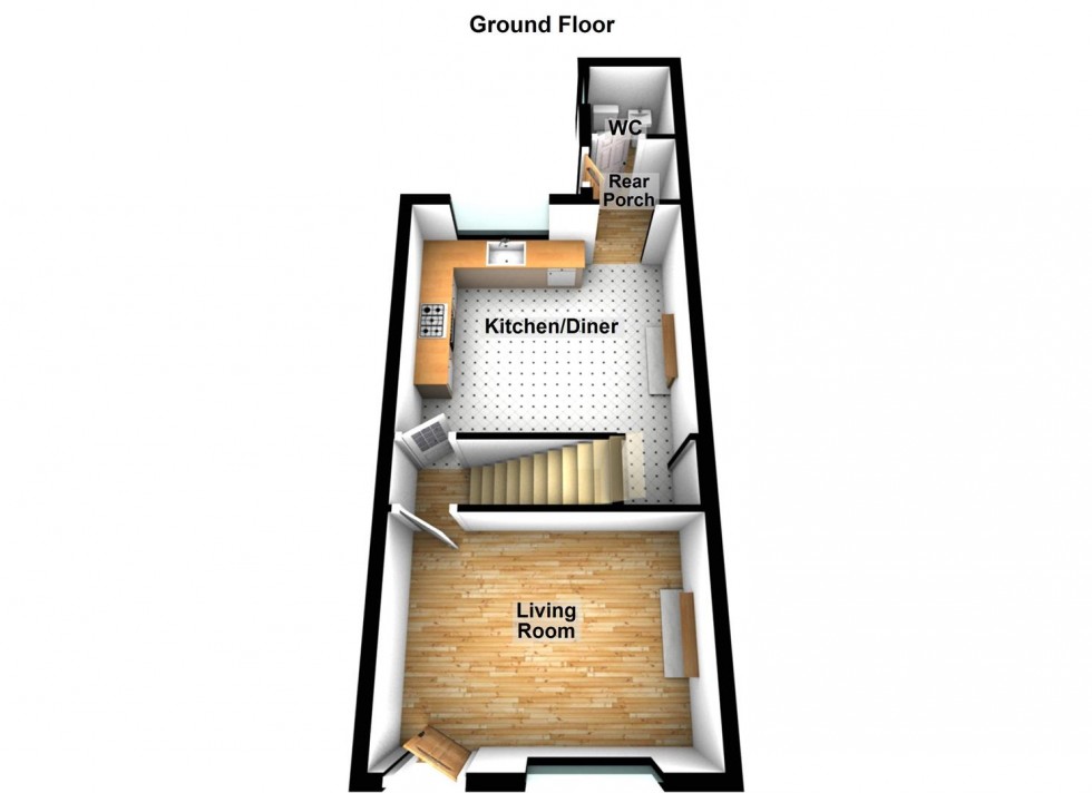 Floorplan for Wootton Avenue, Peterborough