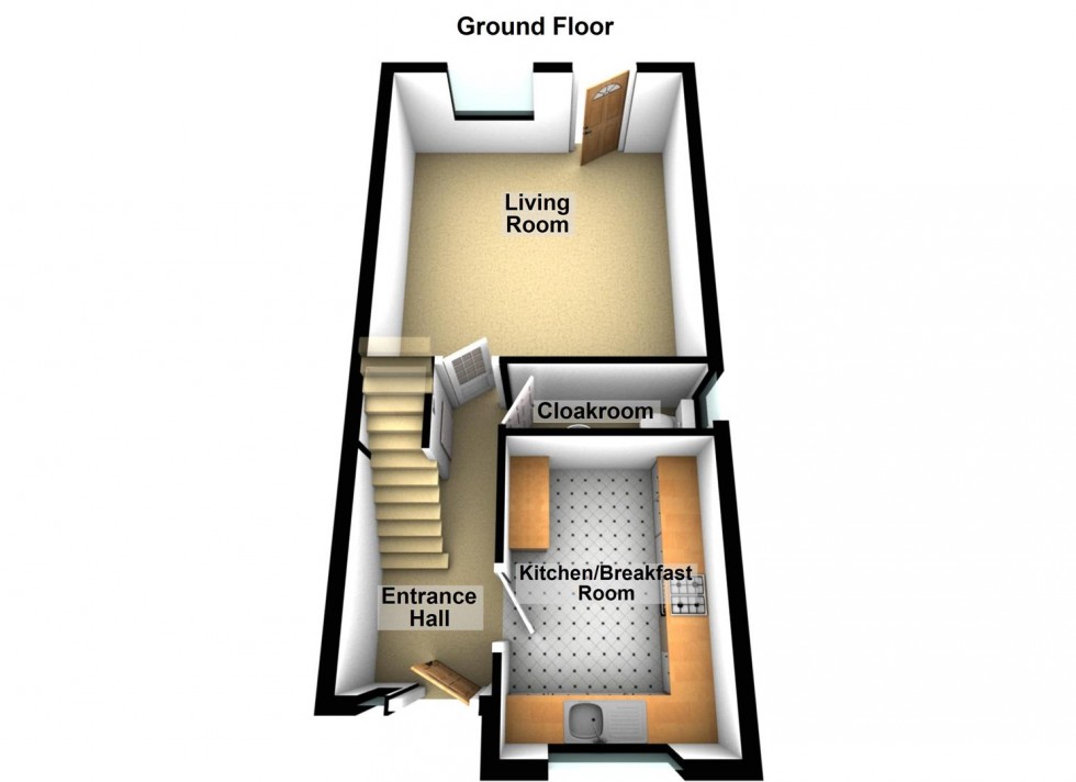 Floorplan for Southfields Drive, Stanground, Peterborough