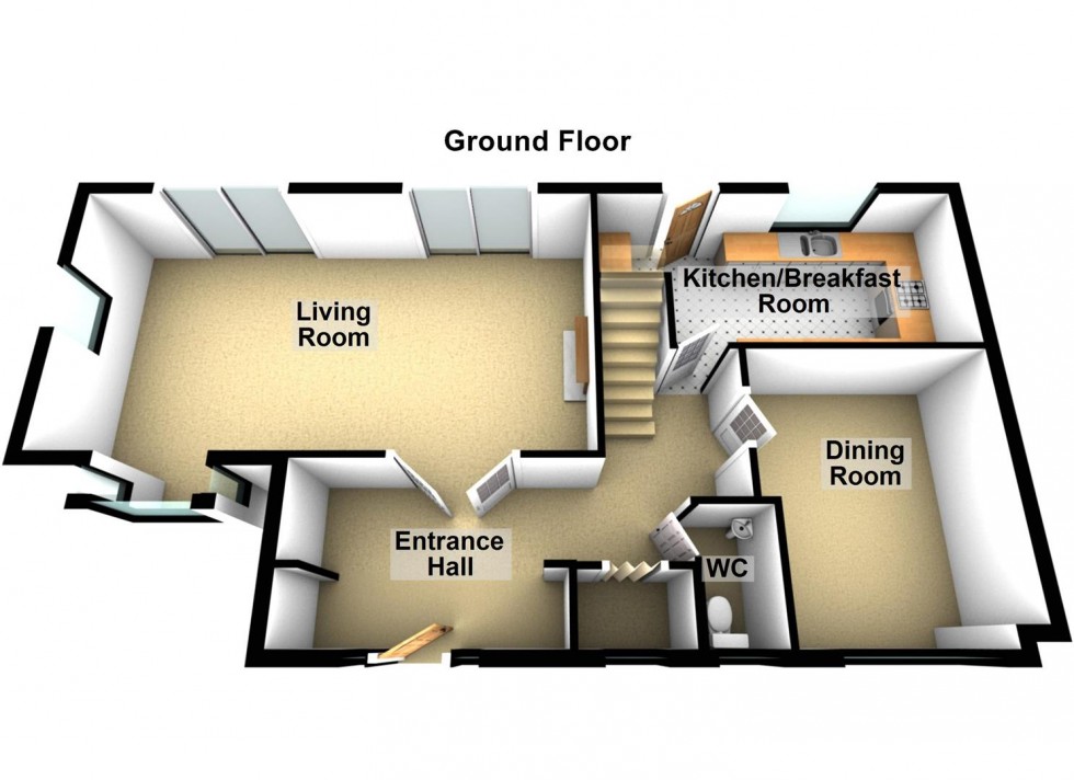 Floorplan for Elm Close, Stilton, Peterborough