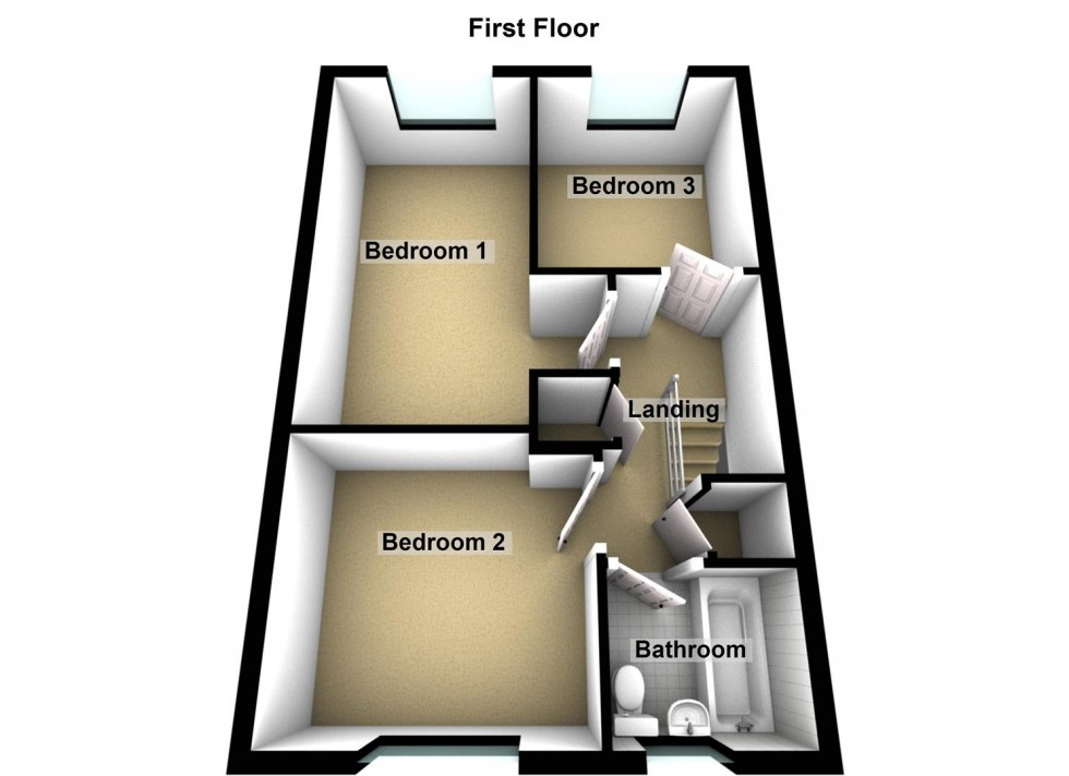Floorplan for Oldbrook, Bretton, Peterborough