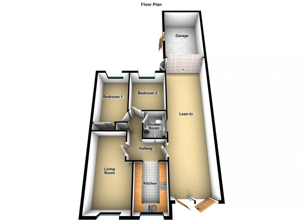 Floorplan for Thurning Avenue, Stanground, Peterborough