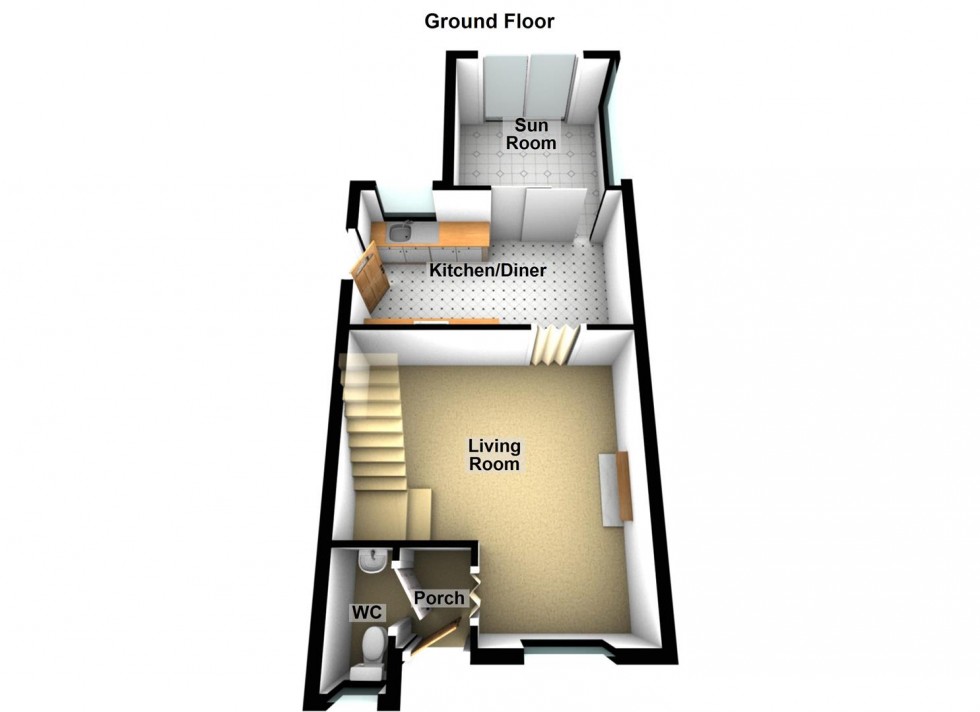 Floorplan for Bowness Way, Peterborough