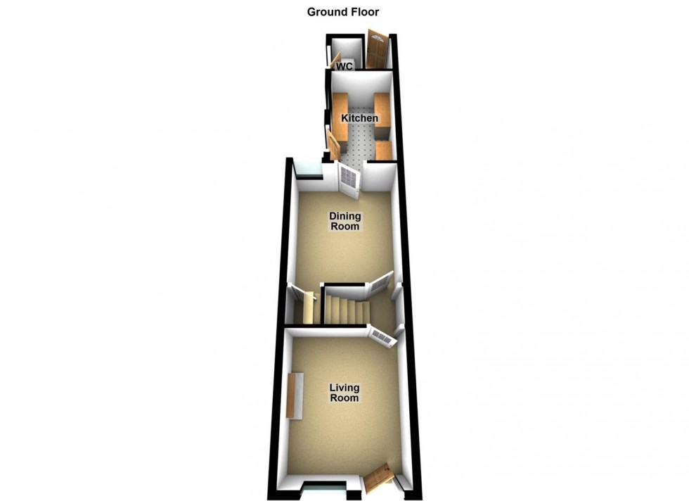 Floorplan for Charles Street, Peterborough