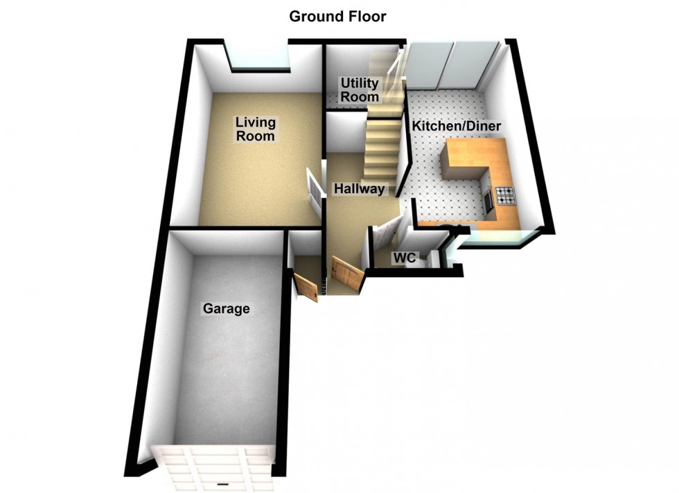 Floorplan for Eyrescroft, Bretton, Peterborough