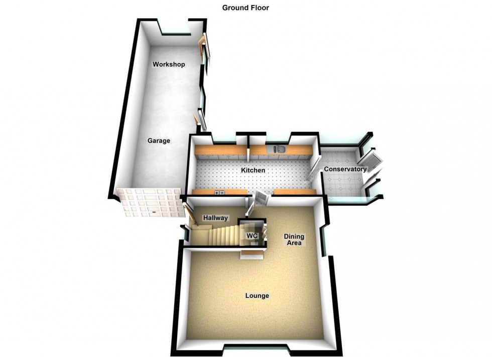Floorplan for Bellmans Grove, Whittlesey, Peterborough