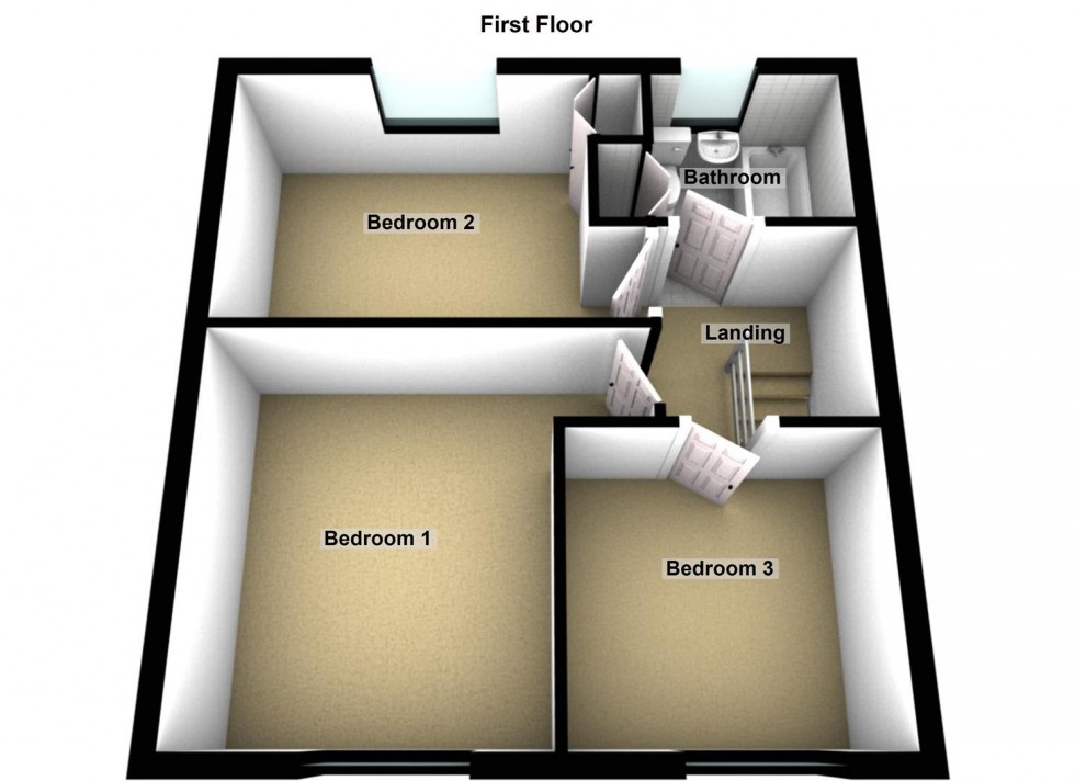 Floorplan for Stukeley Close, Peterborough