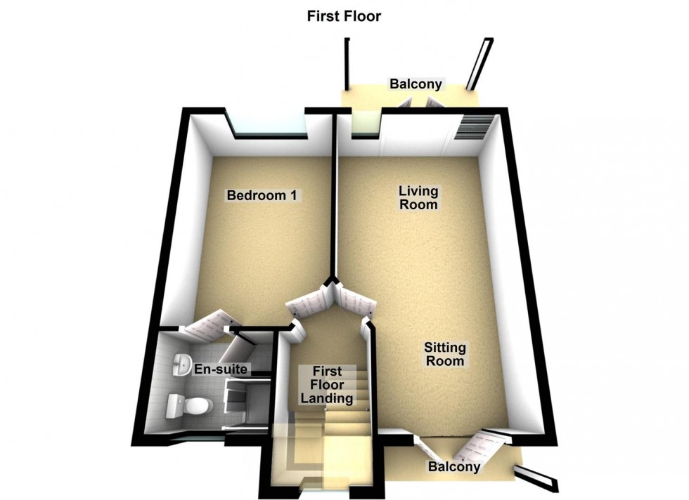 Floorplan for Charlton Crescent, Hampton Vale, Peterborough