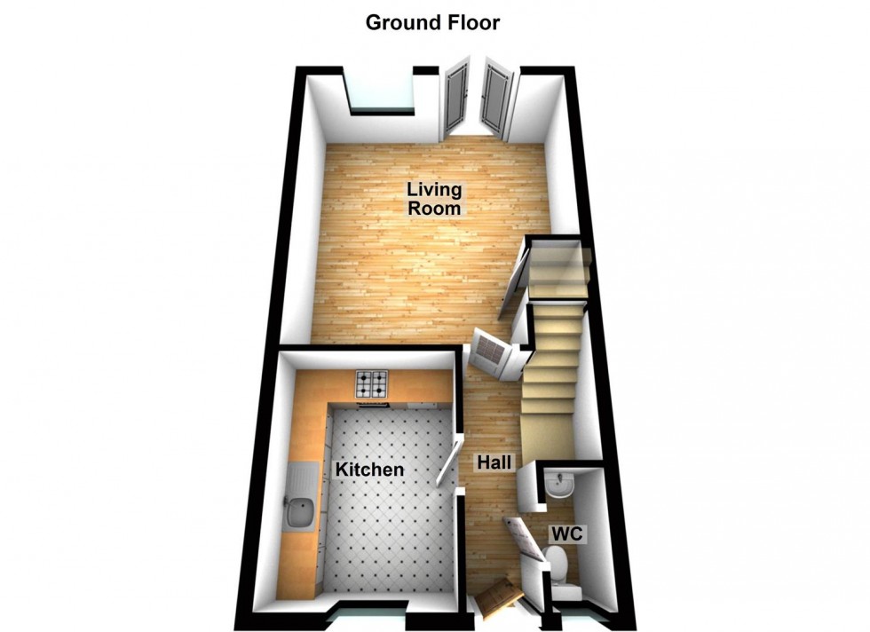 Floorplan for Violet Way, Yaxley, Peterborough