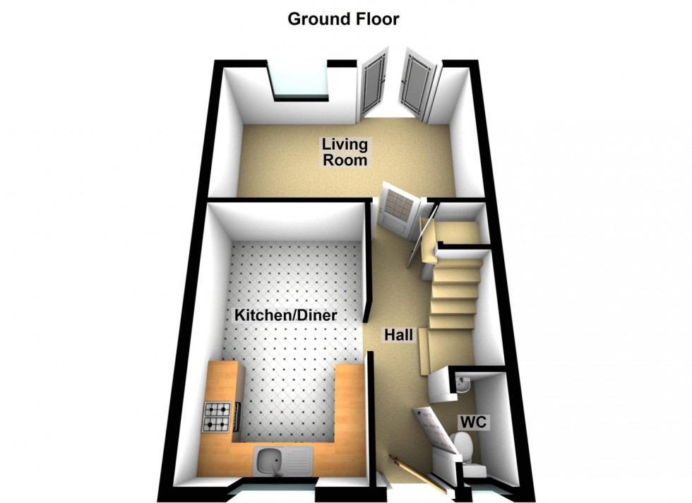 Floorplan for Constantine Drive, Peterborough
