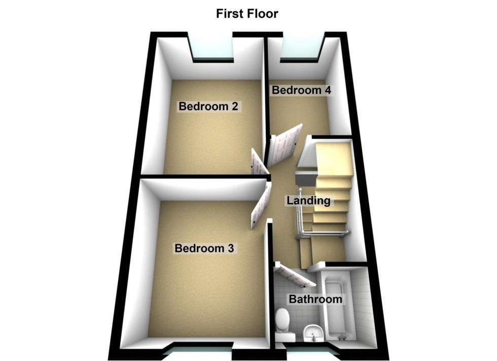 Floorplan for Constantine Drive, Peterborough