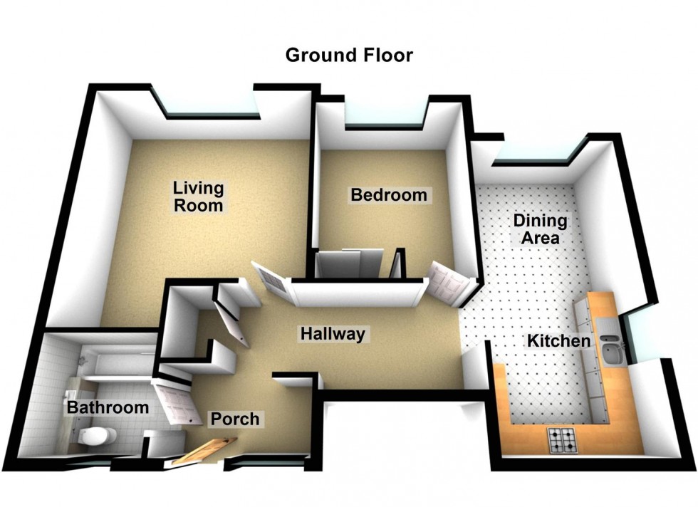 Floorplan for Gables Close, Peterborough