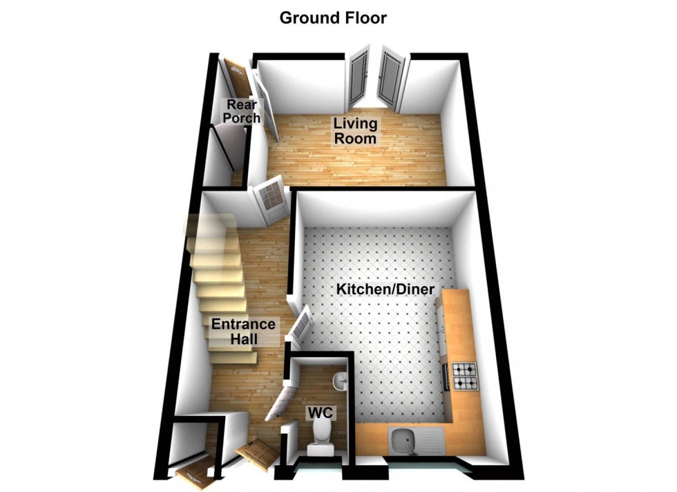 Floorplan for Muskham South Bretton Peterborough