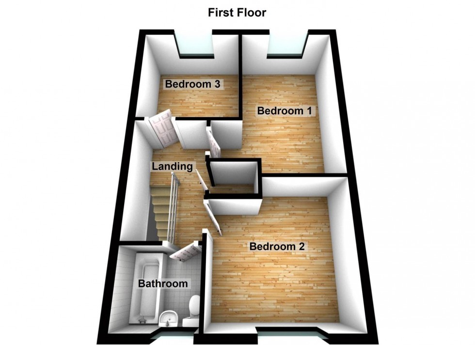 Floorplan for Muskham South Bretton Peterborough