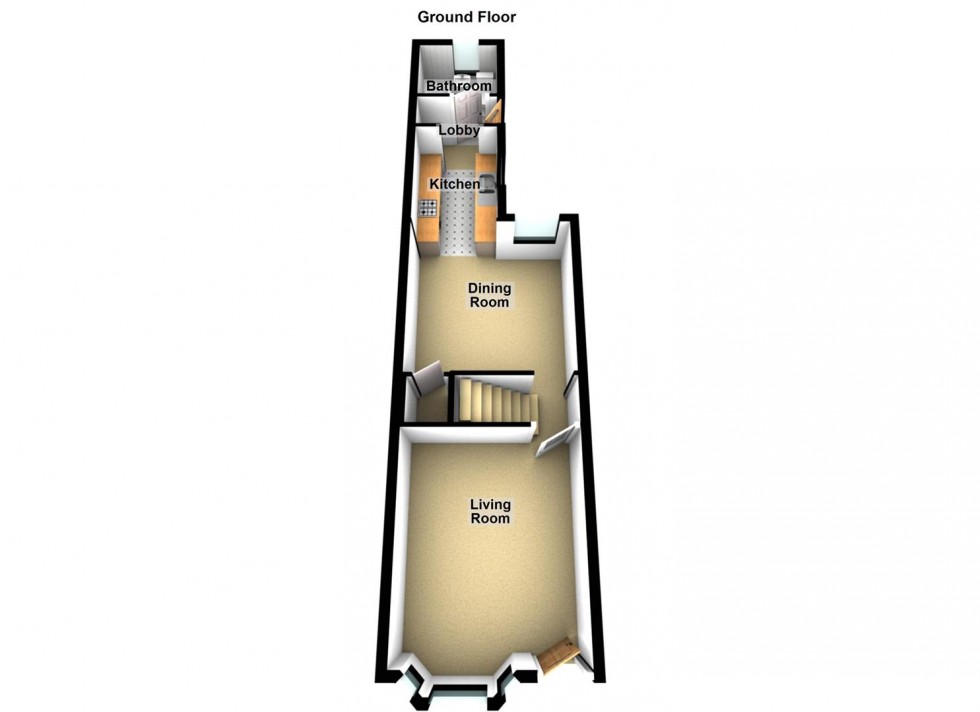 Floorplan for Wellington Street, Peterborough