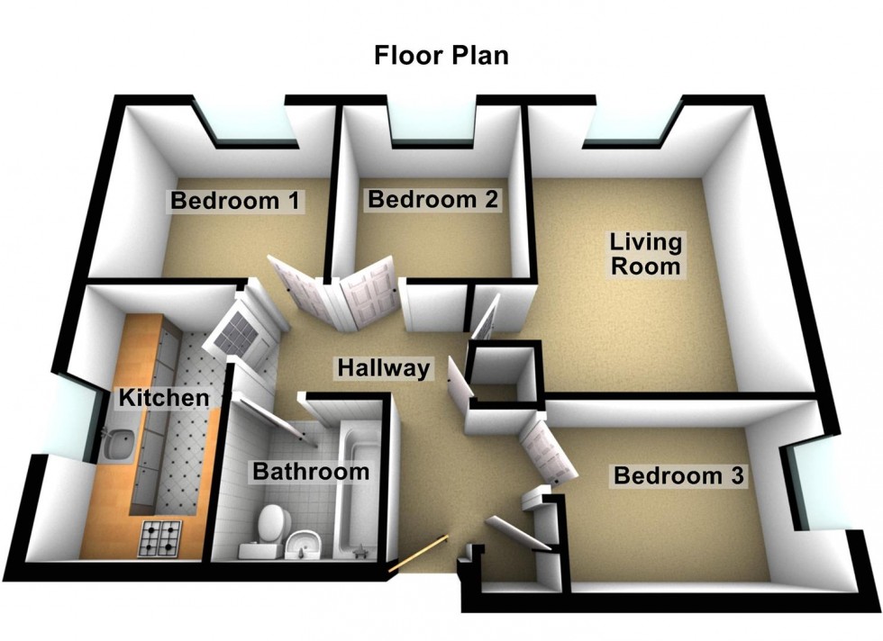 Floorplan for Rivergate, Viersen Platz, Peterborough