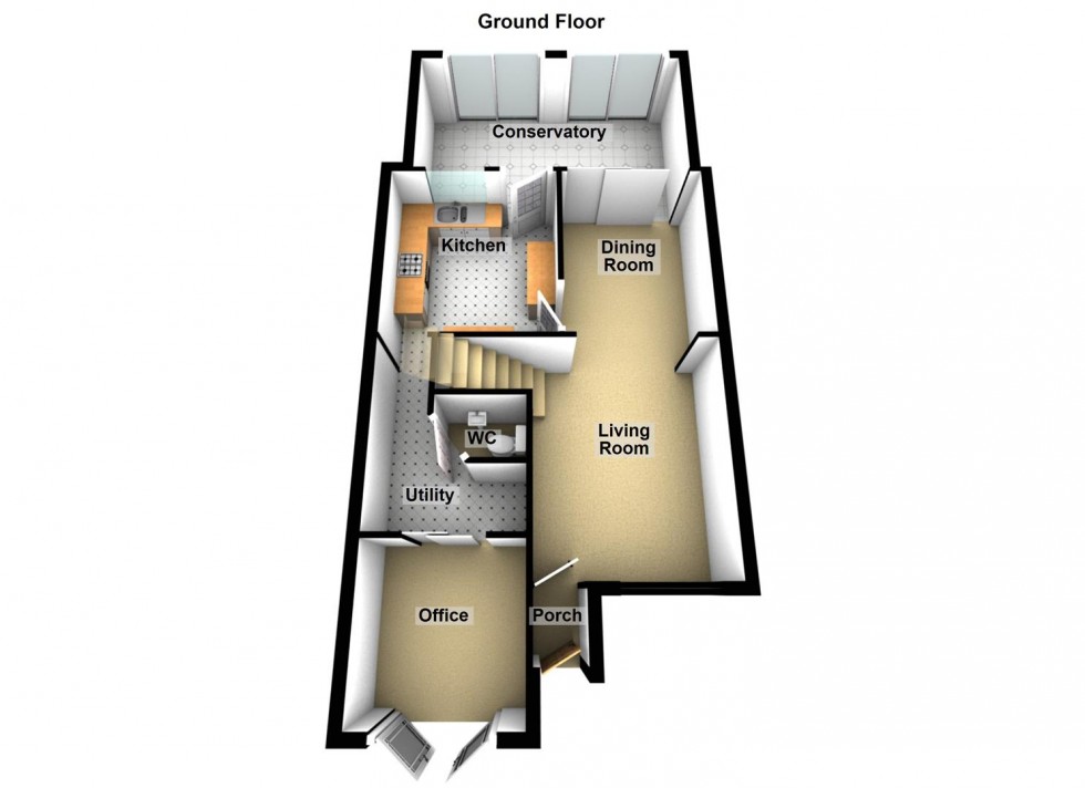 Floorplan for Witham Way, Peterborough