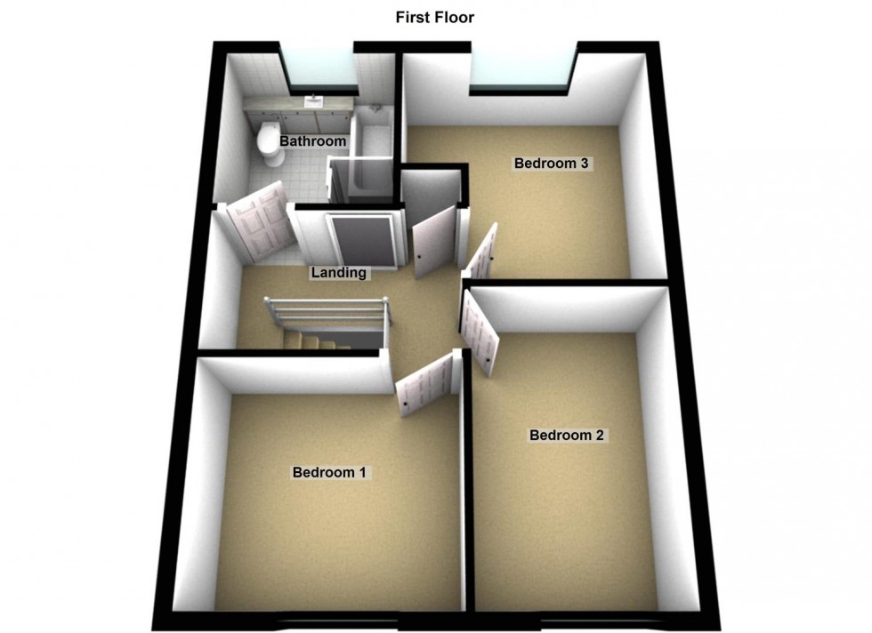 Floorplan for Witham Way, Peterborough
