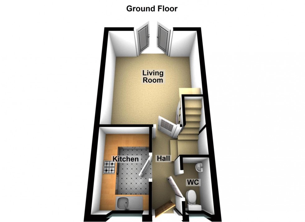 Floorplan for Bates Lane, Peterborough