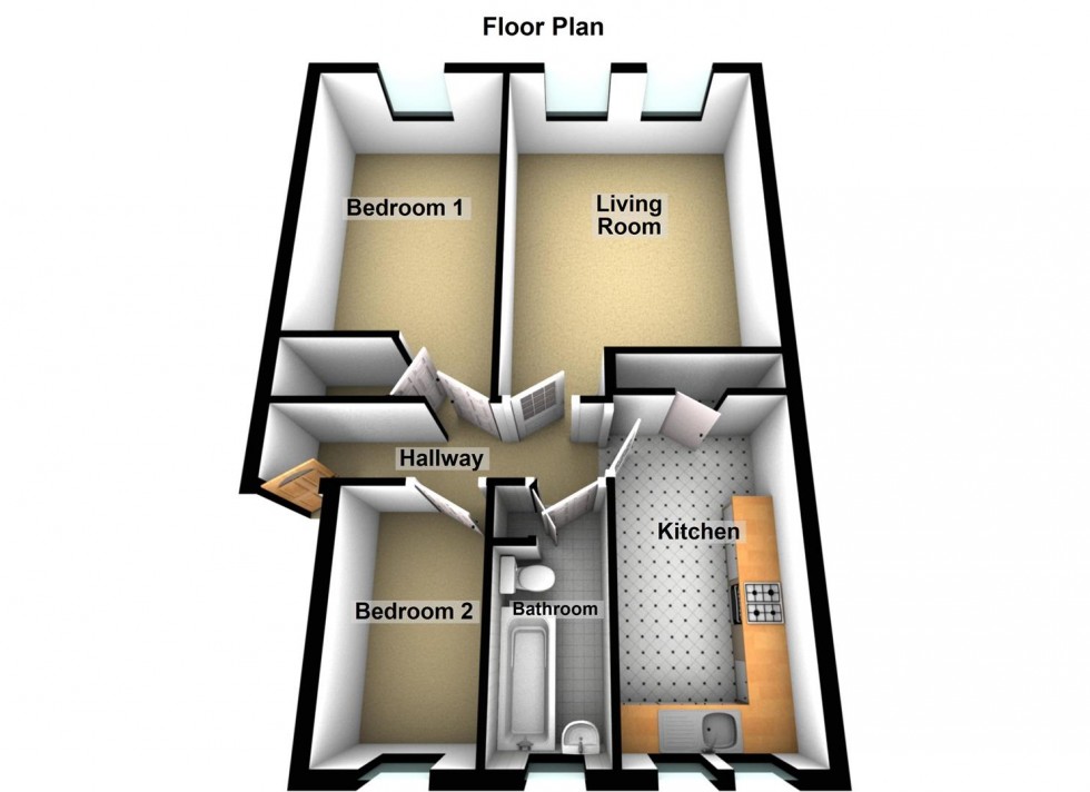 Floorplan for The Drive, Peterborough