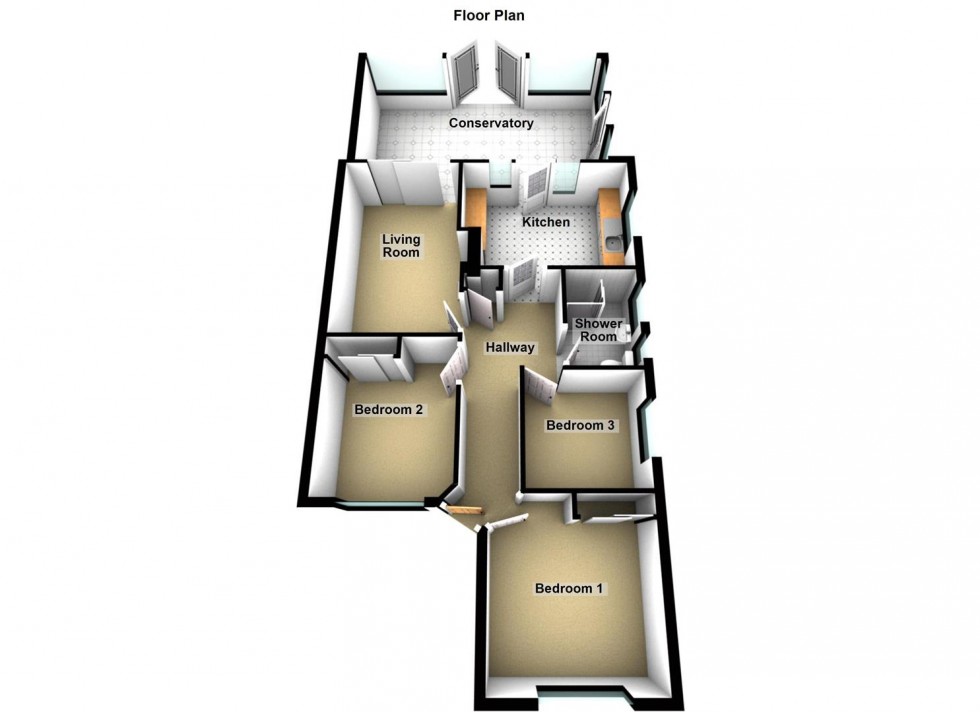 Floorplan for Storrington Way, Peterborough