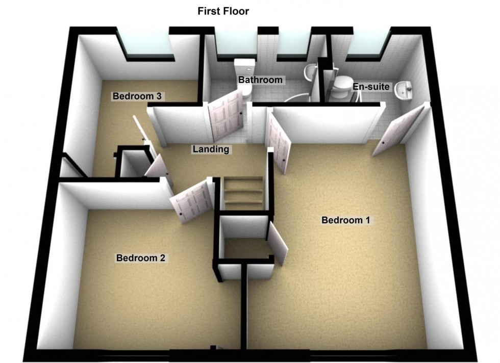 Floorplan for Holmes Way, Peterborough