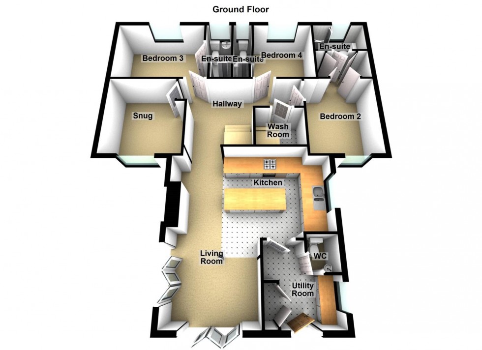 Floorplan for Small Drove, Weston, Spalding