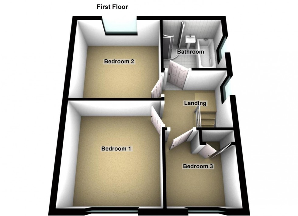 Floorplan for Paston Ridings, Peterborough