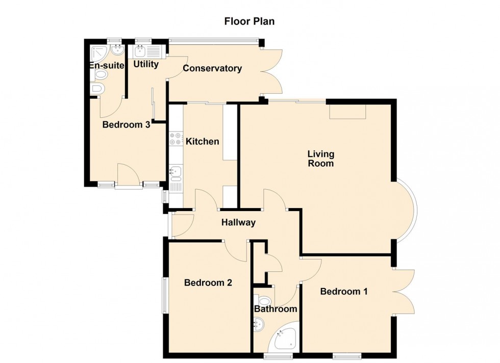 Floorplan for Riverside Mead, Stanground, Peterborough