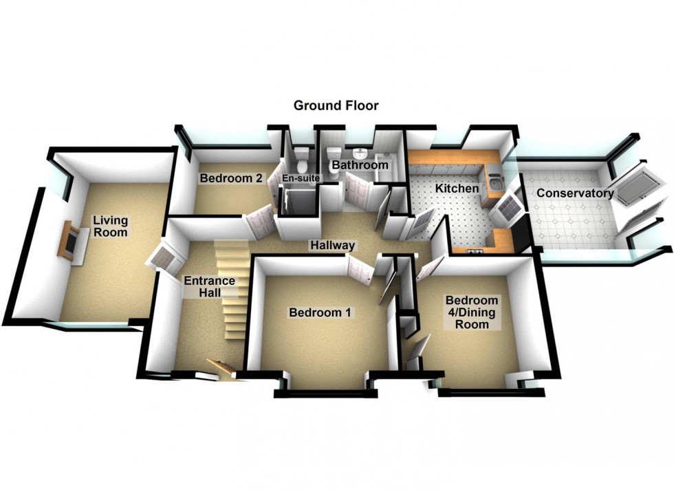 Floorplan for Toll House Road, Orton Longueville, Peterborough