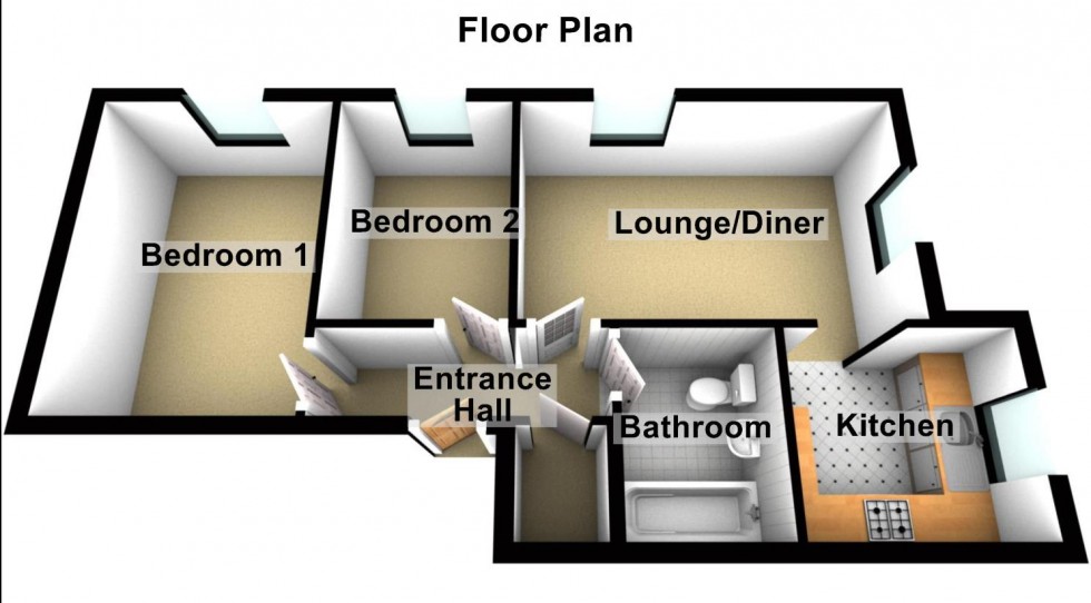 Floorplan for Hadrians Court, Fletton, Peterborough