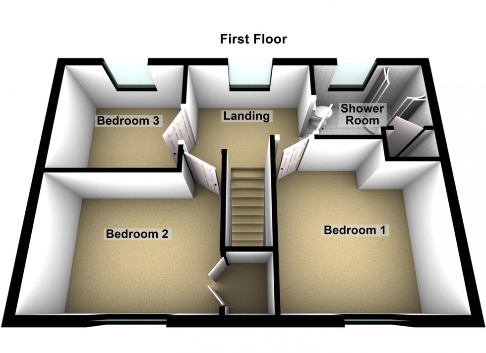Floorplan for South View, London Road, Woodston, Peterborough